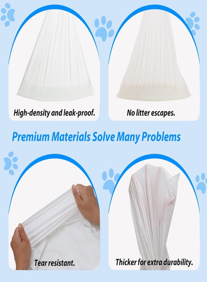 Runhike Litter Bags Compatible with Petcove,Durable Replacement Bags Compatible with Petcove Self Cleaning Box,18 x 16 Litter Bag Compatible with Petcove,4 Rolls - Image 4